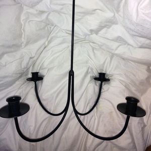 Black Metal Candelabra..NWOT
